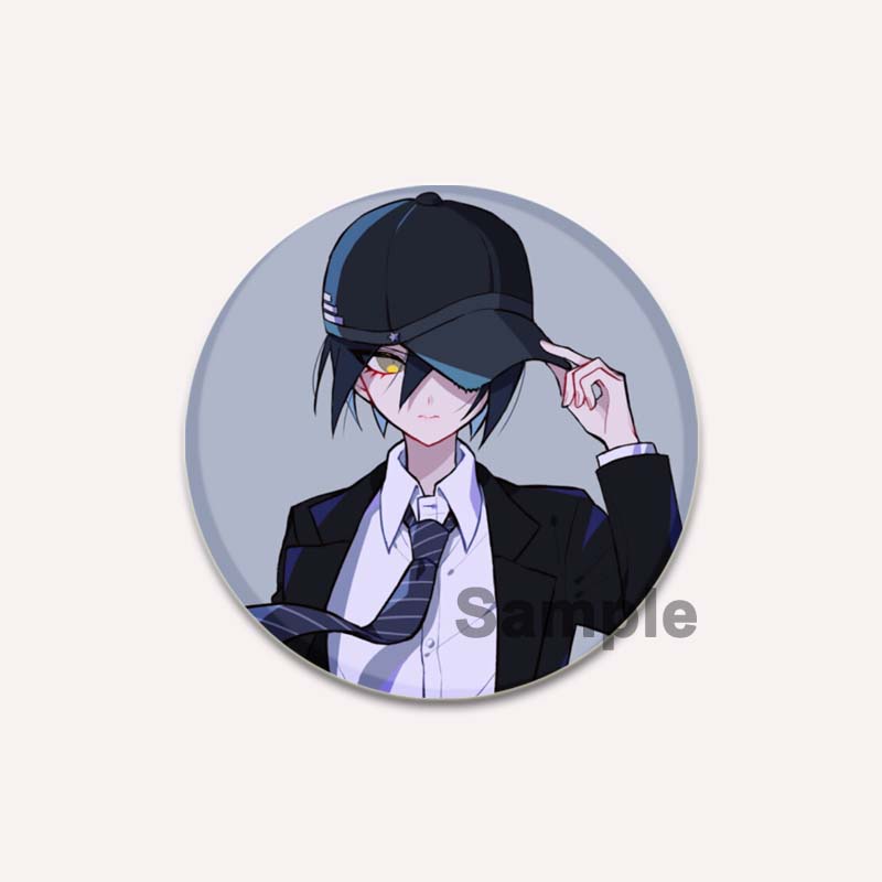 32/44/58MM Inferenz Abenteuer Spiel Anime Broschen Danganronpa HD Print Abzeichen Rucksack Kragen Cartoon Revers Pins Schmuck Geschenke Zubehör
