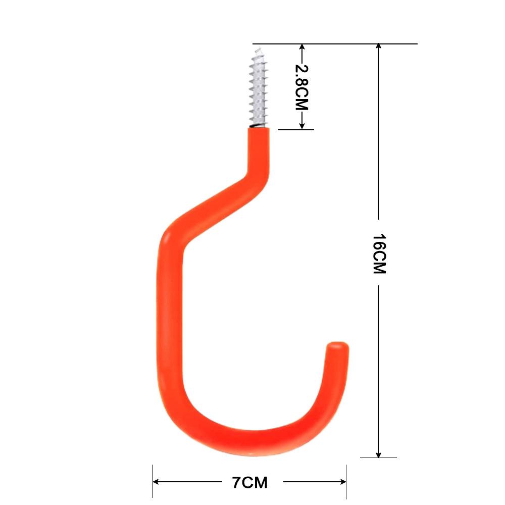 Heavy-Duty Metal Hooks for Garage and Garden Tools