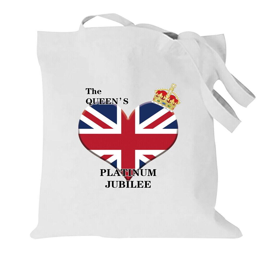 

Platinum Jubilee 2022 Холщовая сумка для продуктов Queen Elizabeth II Сумки-шоппер Сумка 24*26cm