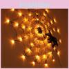 USB-Fernbedienung Spinnennetz LED-Lichterketten für Halloween-Dekoration Gruselige Ambiente-Lichterkette