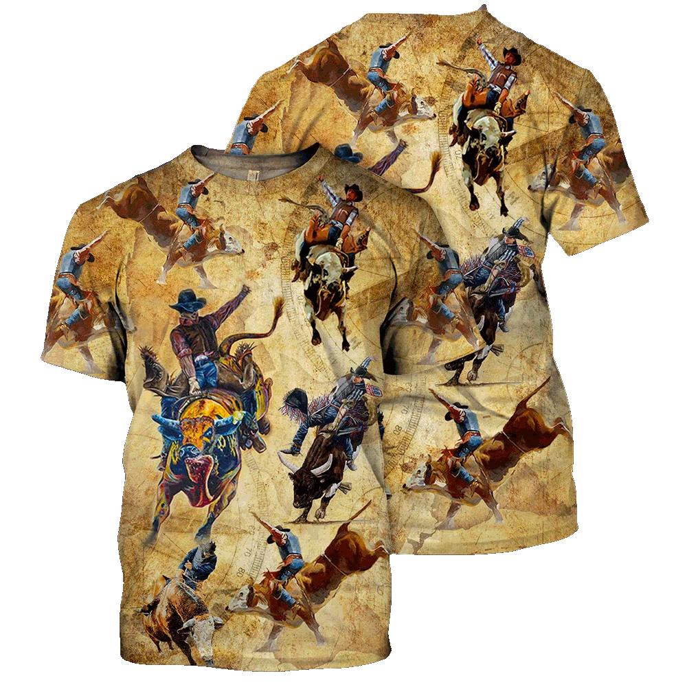 Tricou pentru bărbați imprimat 3D exagerat cu graficul dragonului, cu mâneci scurte, hip-hop, îmbrăcăminte supradimensionată, Tricouri casual cu gâtul O, pullover