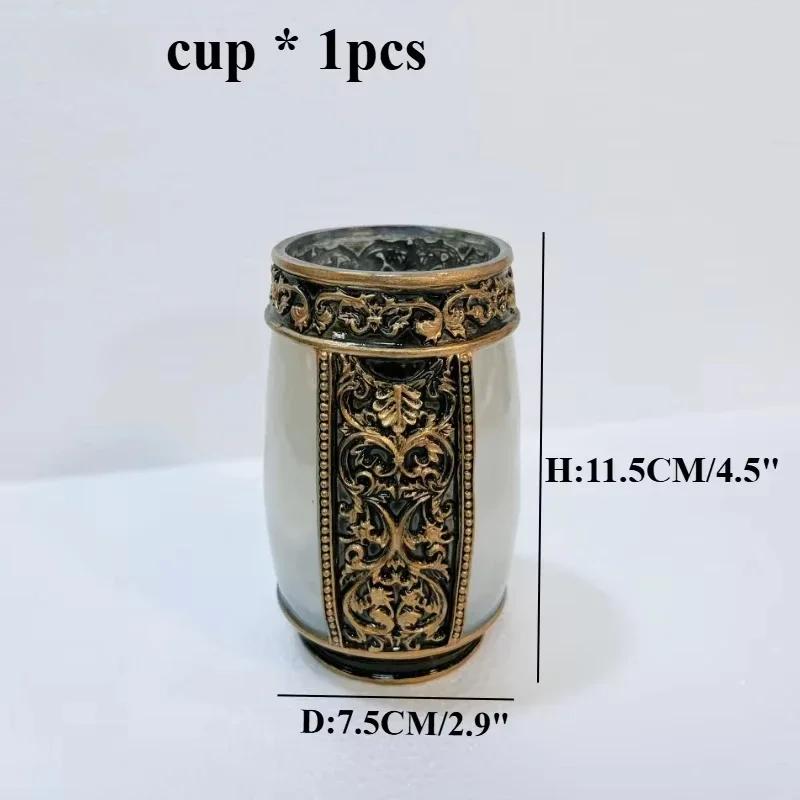 Bathroom Decoration  Accessories for Bathroom  Toothbrush Case  Bathroom Accessories Resin Shower Toilet Accessories