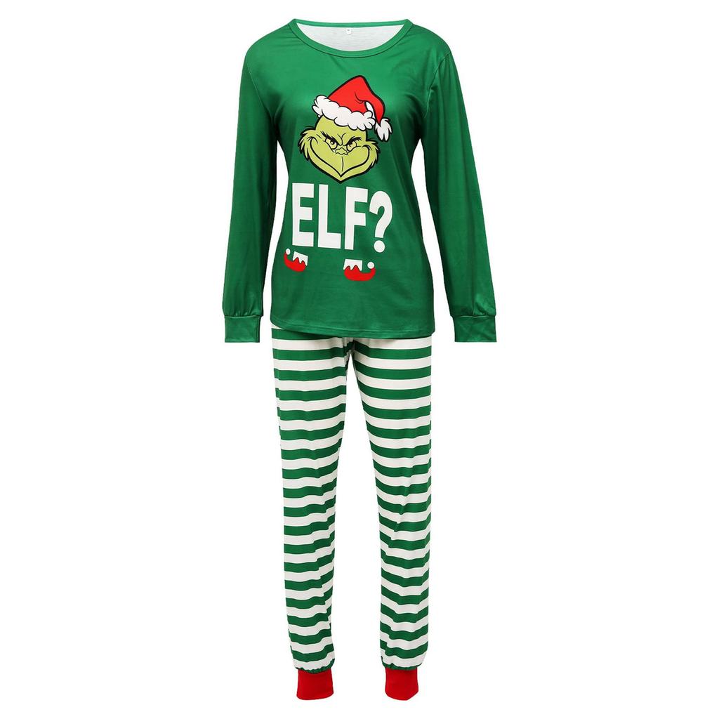 Halloween Print Cute Family Matching Sets Pajamas, Loungewear Outfits,Family Matching Long Sleeve Tops Pants Set