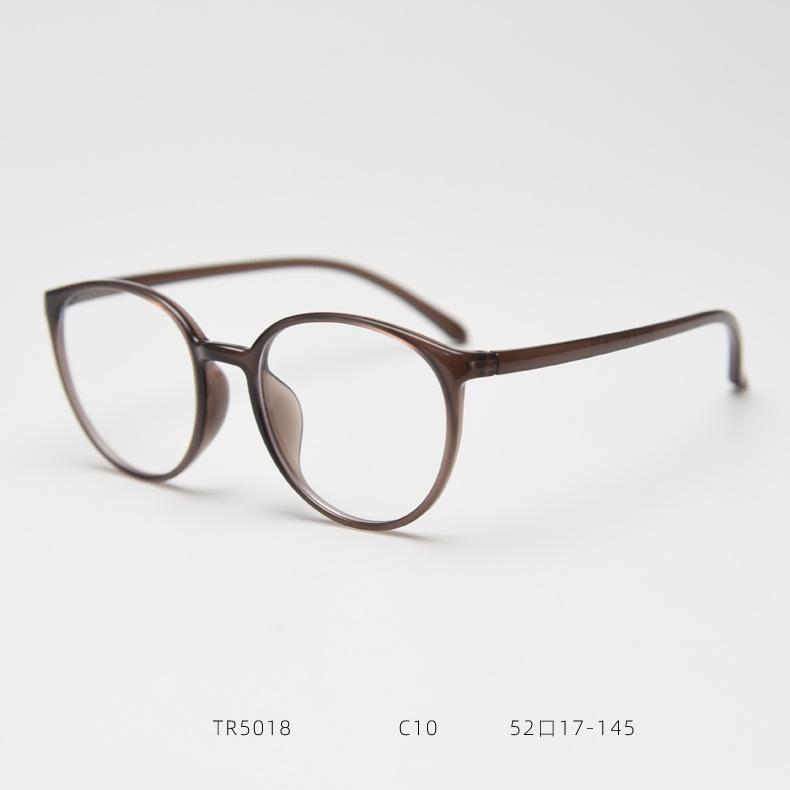 Anti Blue Rays Round Prescription Glasses For The Nearsighted Leopard Frame Ultrafine Student Myopia Glasses 0 -1.5 -3.5 -6.0