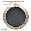 Metal Speaker Grille Protective Covers for 2 to 10-Inch Speakers - Decorative Ring Accessories for DIY