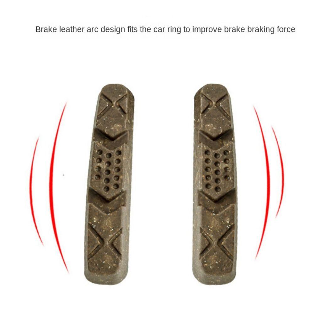 1 Pair Caliper Brake Pads Bicycle V-brake Pads Rubber Bike Brake Blocks  Bike Accessories