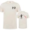 Men's Summer Pure Cotton Round-neck T-shirt Summer Dress Death Skull Pattern Satan71795