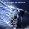 Compact Dual-Use Soldering Fume Extractor Fan with Stand for Welding and Smoking
