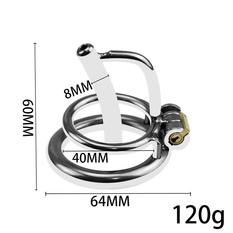Metal Male Chastity Cage Device Anti Cheating Cock Cage Abstinence Penis Ring Adult Erotic Penis Bondage Penis Lock Intimate Toy