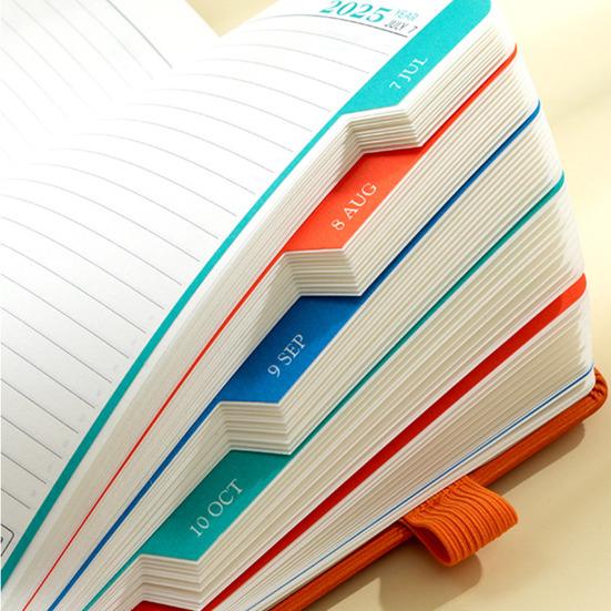 2025 Daily Planner Notebook Comprehensive Daily Organizer Monthly Overview Daily Productivity Planner