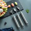 1Pc Stainless Steel Fruit Carving Spoon Wavy Baller Shaping DIY Scooping Kitchen Gadget Easy to Clean