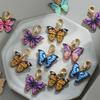 European & American Fashion Jewelry: DIY Colorful Butterfly Charm Earrings & Necklace Pendants