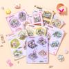 8in1 Kawaii Cartoon 3D Miniature Scene Sticker Visual Stacking DIY Handmade Pocket House Scrapbook Sticker ChildrenFestival Gift