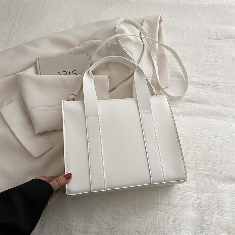 Trendy Large Capacity Crossbody Tote Bag For Women In Black Rose Pink Brown White And Khaki