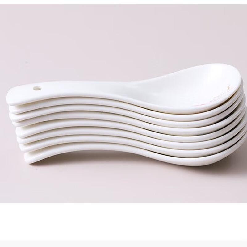 Linpan Ceramic Soup Spoons
