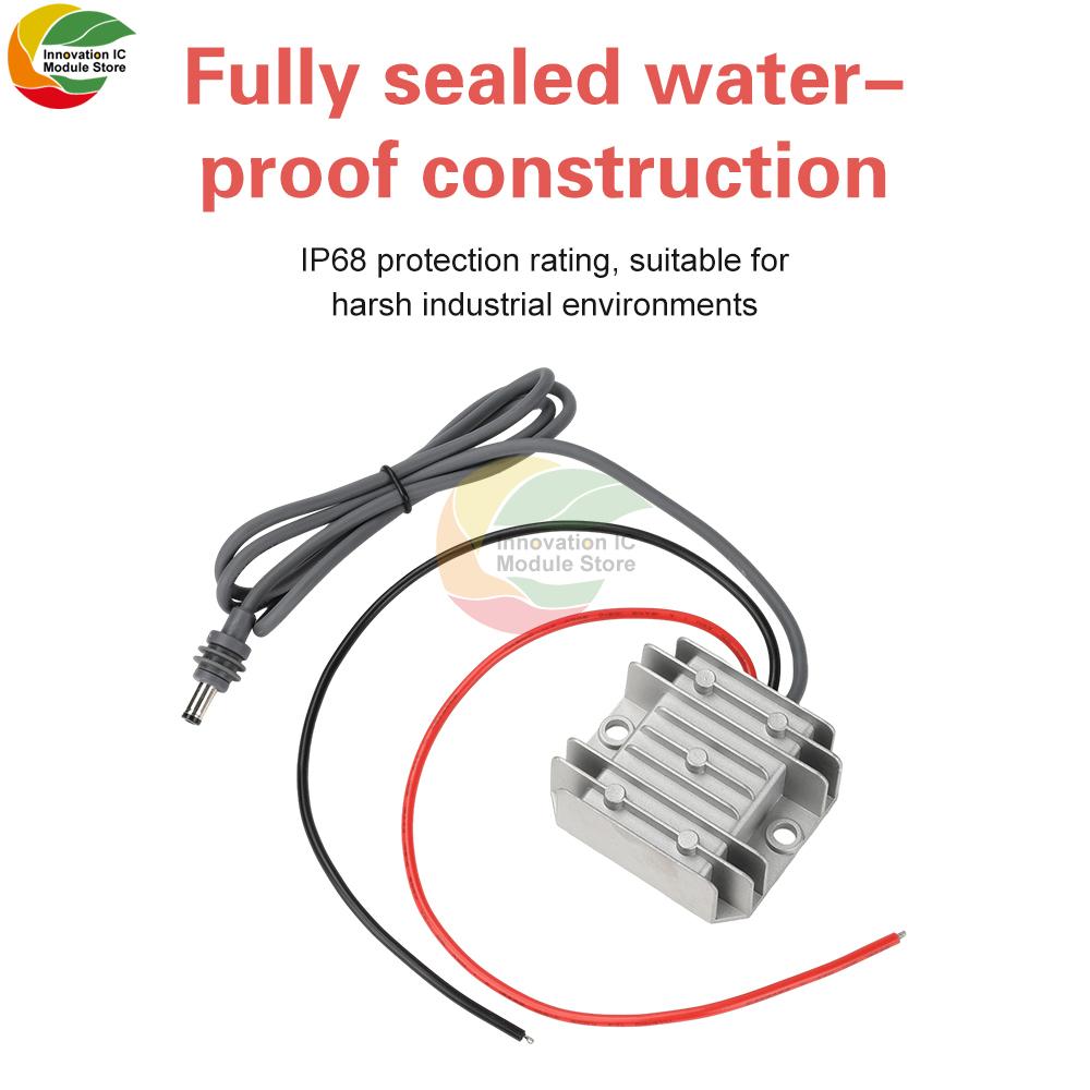 DC To DC Step Up Converter Module 12V To 30V IP68 Waterproof High Efficiency Power Supply for Industrial Equipment