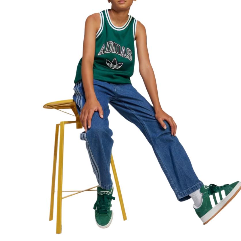 adidas Canotta Originals Preppy Verde Land Adolescenti JW1981