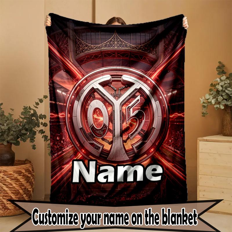 Custom Name Personalized 05 1FSV Mainz 05 Print Blanket, Home Decor, Bedroom, Sofa, Camping, Couch, Gifts for Birthday ChristmasEnthusiasts
