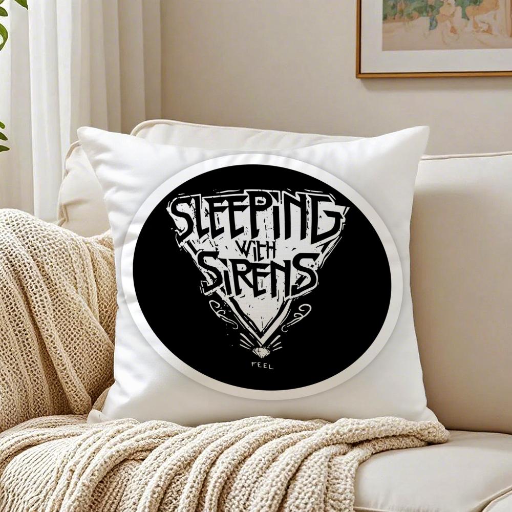 album dark SSleeping with SSirens Cushion Cover Pillowcase Antidustmite living Room Sofa Decor Cushion Room
