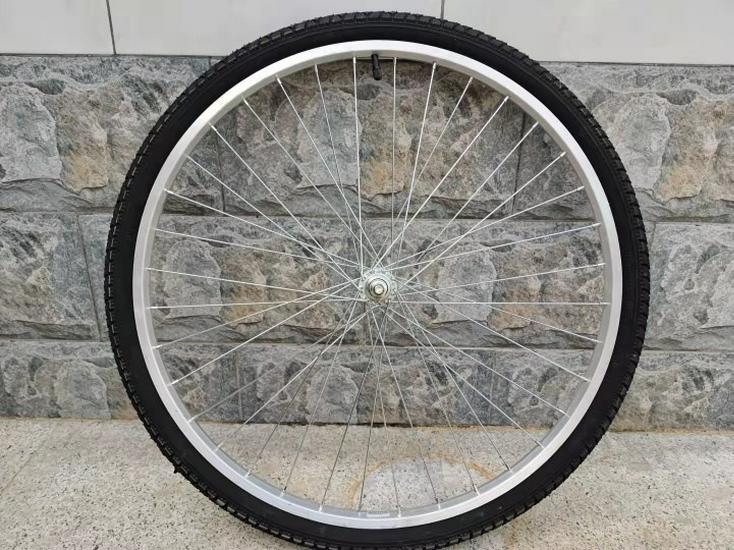 20-Inch 24-Spoke Bicycle Wheelset with Tires, Fully Assembled, Ready to Ship