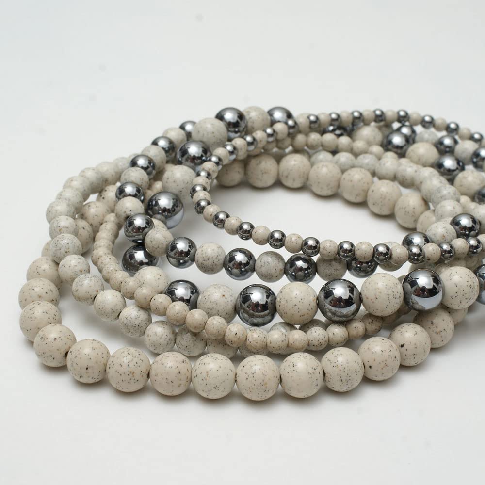 [OVER-9] Terahertz Ore Rubber Anklet, Beitou Stone, Authentic, Taiwan, 4mm, Health Accessory, Officially Inspected