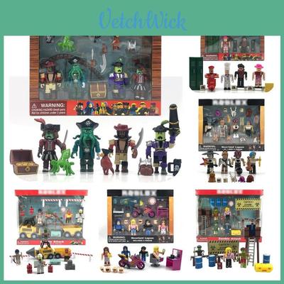 Set di Figure Roblox con Personaggi Colorati e Accessori per il Gioco Creativo
