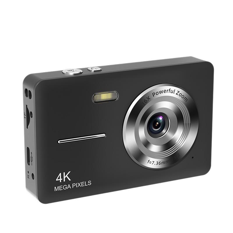 4K HD Mini Portable Camera with 16x Digital Zoom and Beauty Filters