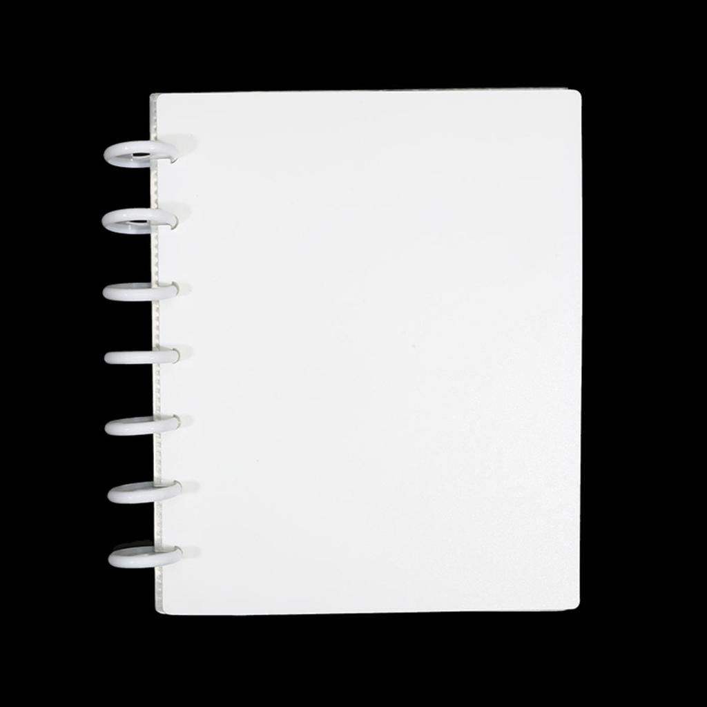 Mushroom Hole Card Collection Book Solid Colour Insert Loose-leaf Album 3 Inch Four-panel Photo Postcard Storage and Sorting