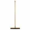 Azuma Industrial Flexible Broom with Wooden Handle, 45L, for Sweeping Floors and Tiles, Suitable for Commercial Use, No Tools Required for Head Replac