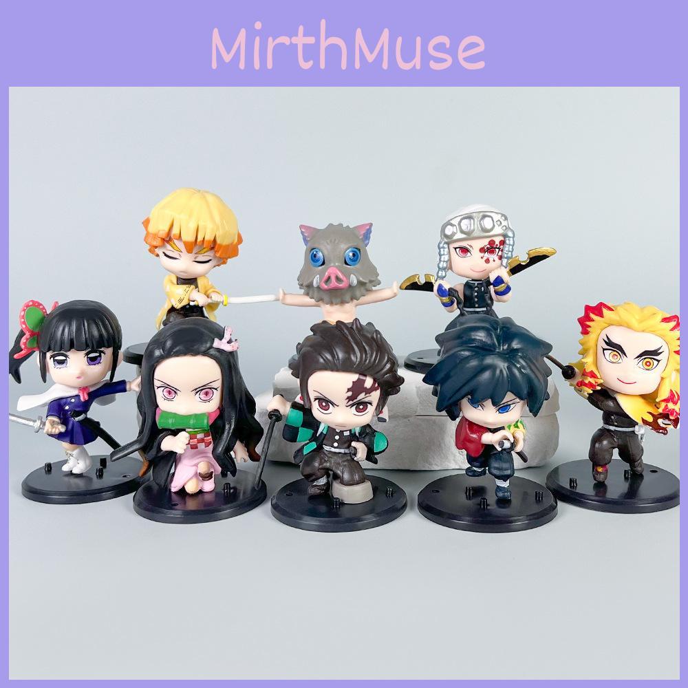 Slayer Demon Kimetsu No Yaiba Action Figure Cartoon Model Toy Decoration Gift