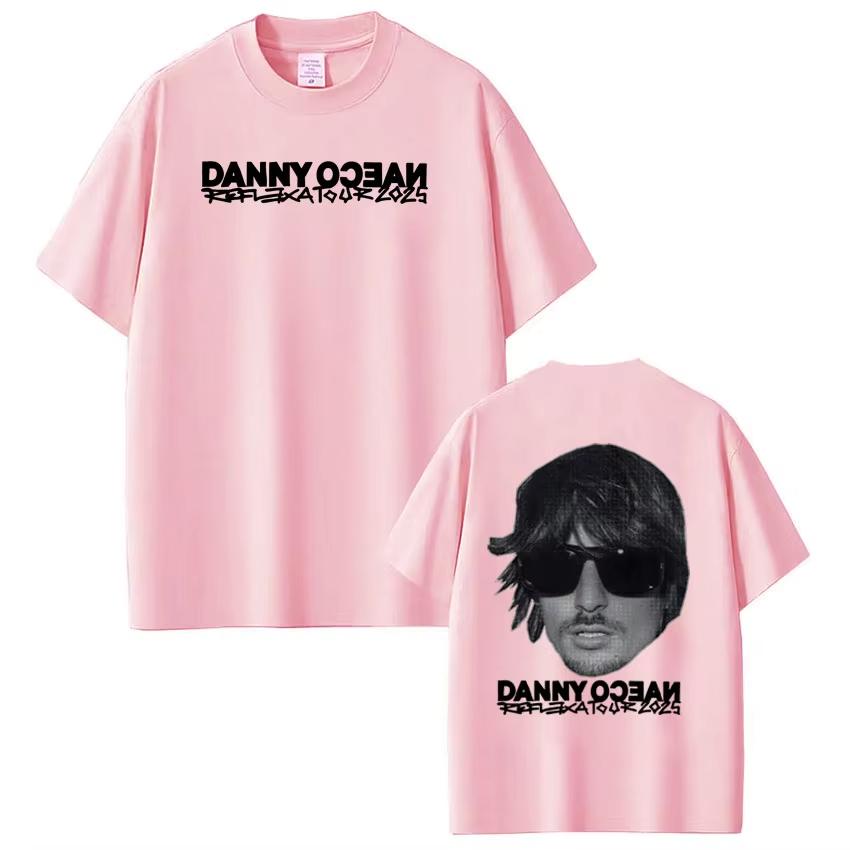 

Rapper Danny Ocean Tour 2026 Vintage Graphic T Shirt Mens Women Summer Hip Hop Tshirt Cotton Casual Gothic Punk Tshirts L