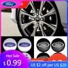 Car Sticker Hot For Ford Car Styling Aluminum Wheel Hub Caps Sticker Emblem Decoration For Ford Mondeo Fiesta Ecosport Mustang F
