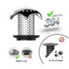 Sturdy Construction Stainless Steel Drain Filter Bathroom Basin Sink Plug  For Kitchen