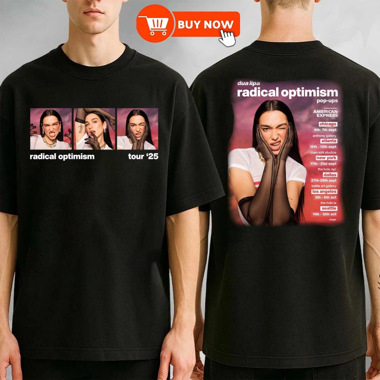 Radical Optimism Tour Dates 2025 TShirt - Multicolors, S-5XL NEW ITEM XXXL