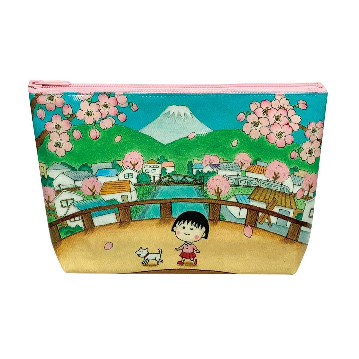 

Chibi Pouch Spring at the Tomoe River [Toshin Pack] Maruko-chan CM-PO521