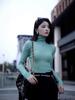 Women's Machine Washable Seamless New Zealand Wool High Neck Sweater - 100% Pure Wool Knitwear Base Layer Top