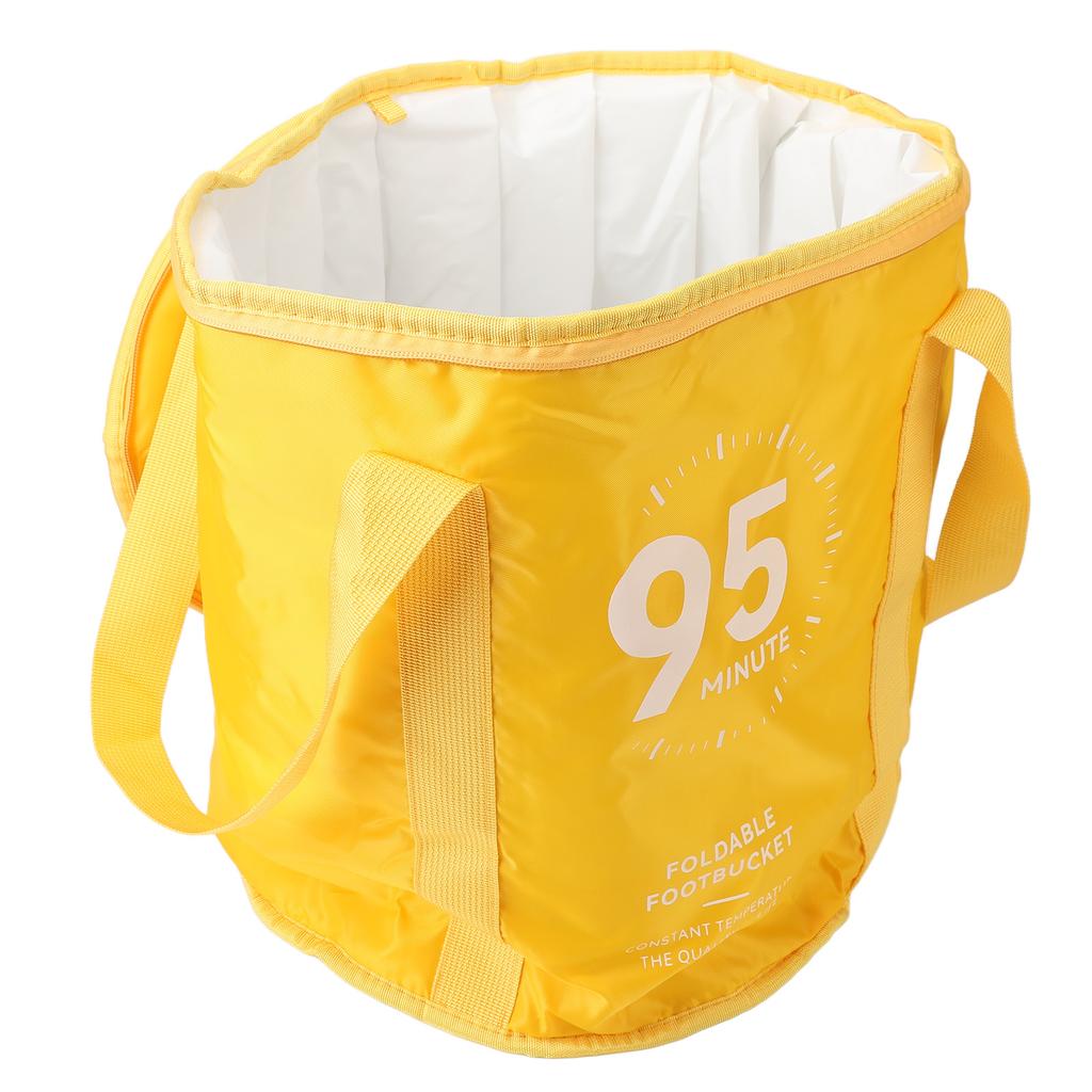 Collapsible Foot Soaking Bath Bag Portable Wat proof Insulated Foot Bath for Home Pedicure Basin With Lid