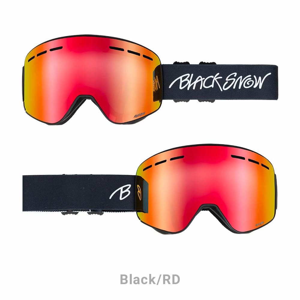 Taiki Sato Snowboardbrille BLACKSNOW BS25EFGG03 B Black Snow [BLACK SNOW] Herren