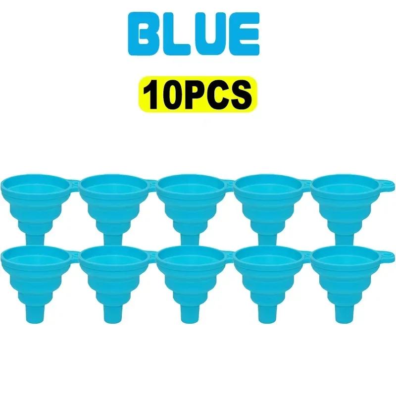 Foldable Silicone Funnel Collapsible Universal Funnels Beer Oil Liquid Hopper Kitchen Cooking Accessories Engine Tools Trechter