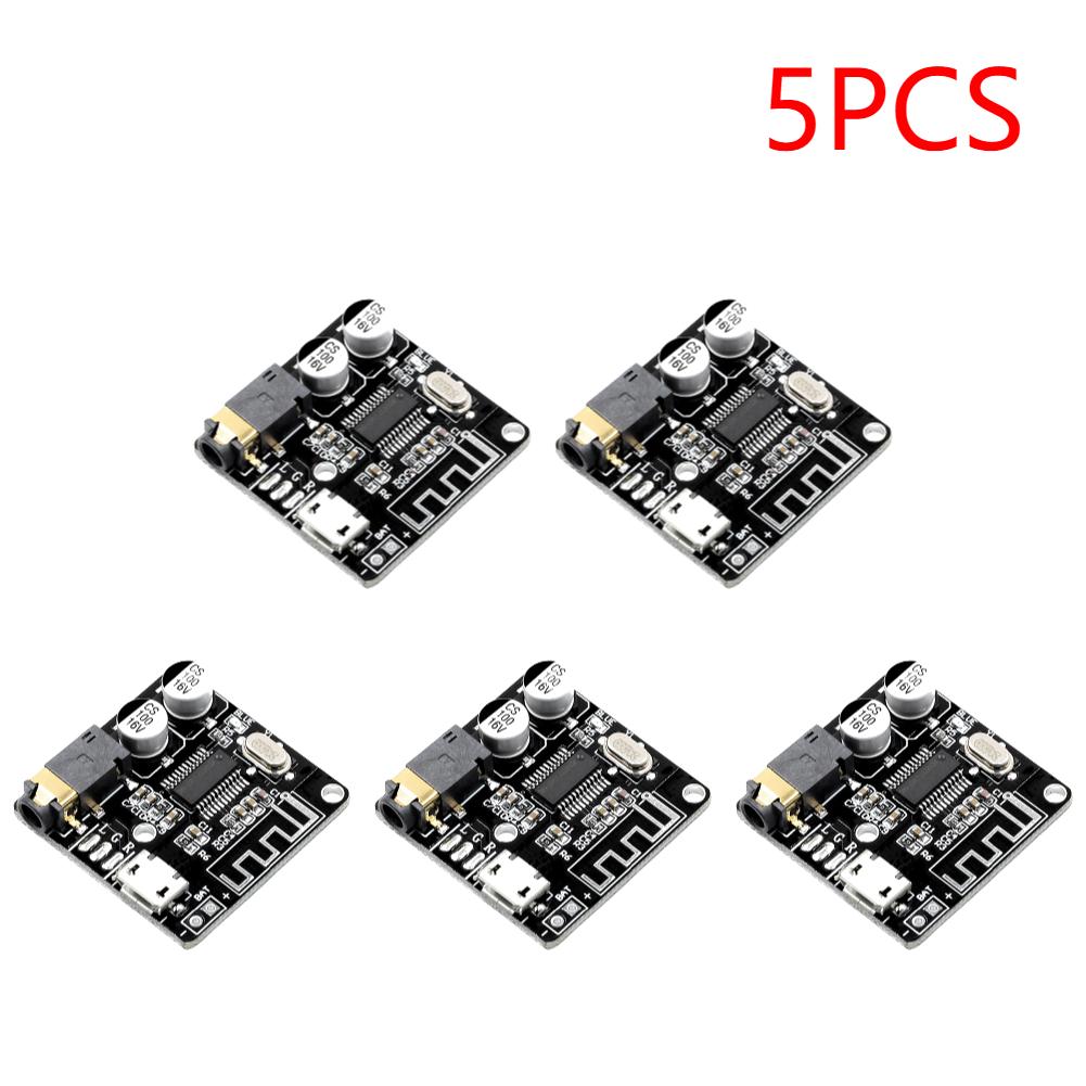 1-5pcs VHM-314 Wireless Stereo Music Module Audio Aux Bluetooth-Compatible 4.1/5.0 MP3 Decoding Player Board Micro USB 5V Power