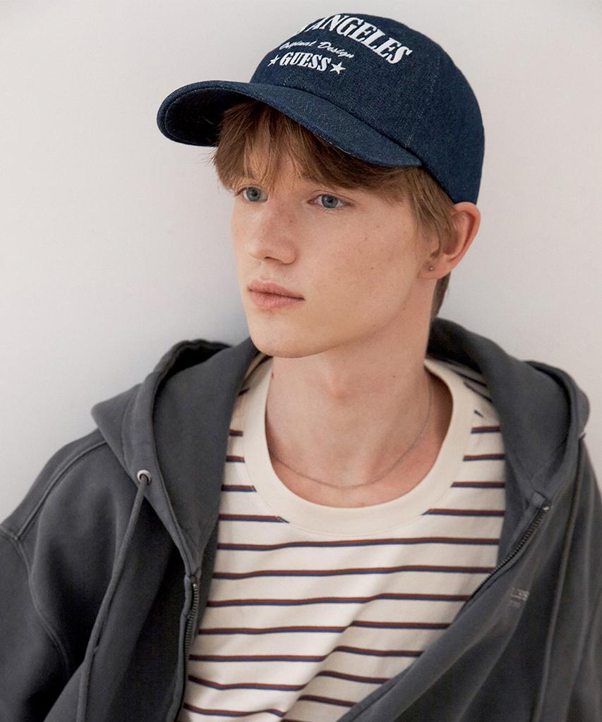 GUESS 2-Color Washed Denim Cap Op3A5581