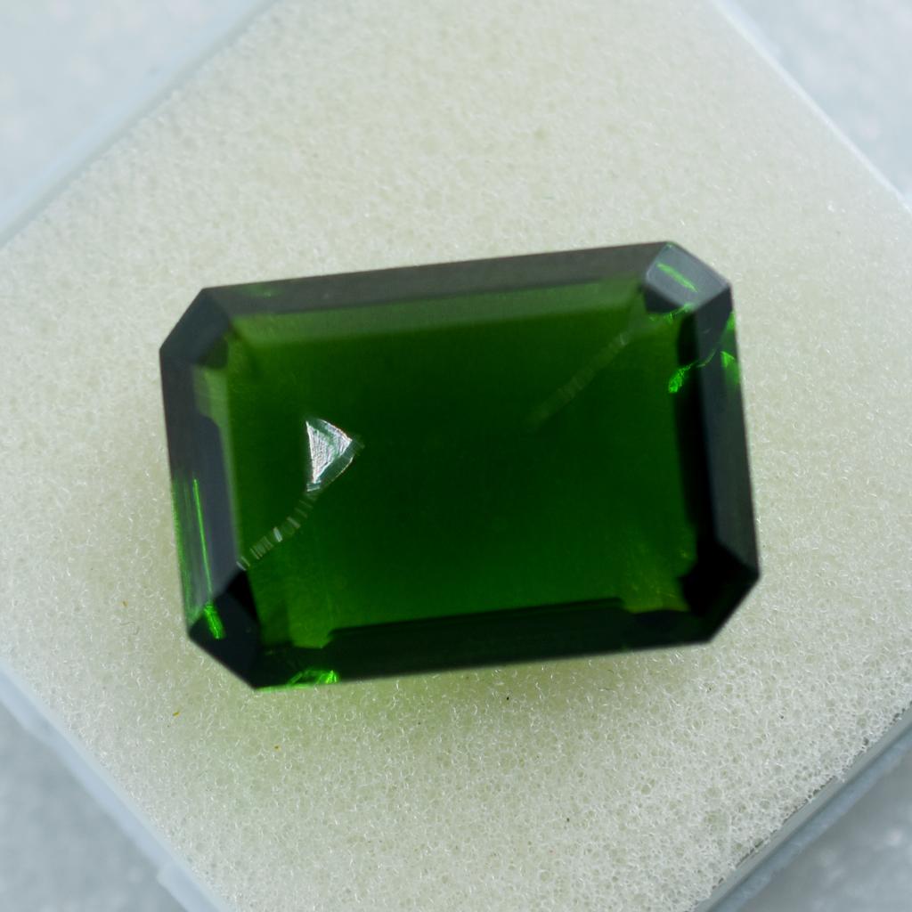 Huge Size Green Peridot Natural Emerald Cut 56.92 Ct Loose Gemstone