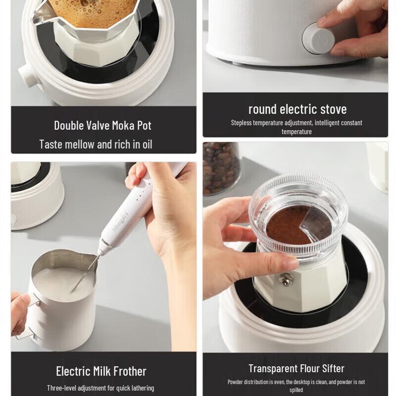 Black 10-Piece Moka Pot & Insulated Tumbler Gift Set