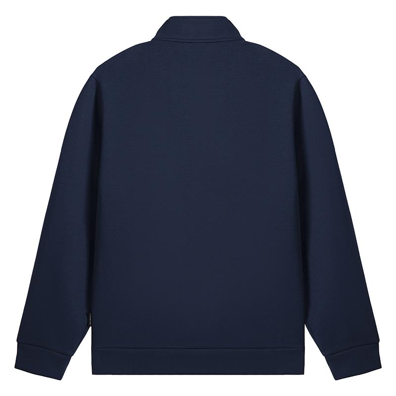 Li Ning Sweatshirts Unisex Midnight Voyage Blue Moderate AWDVG69-2