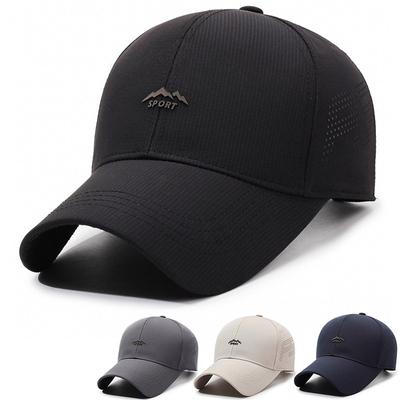 Season Middle-Aged Men'S Cap Fashionable Sunscreen Cap Outdoor Dad Hat Breathable Baseball Cap Simple And Versatile