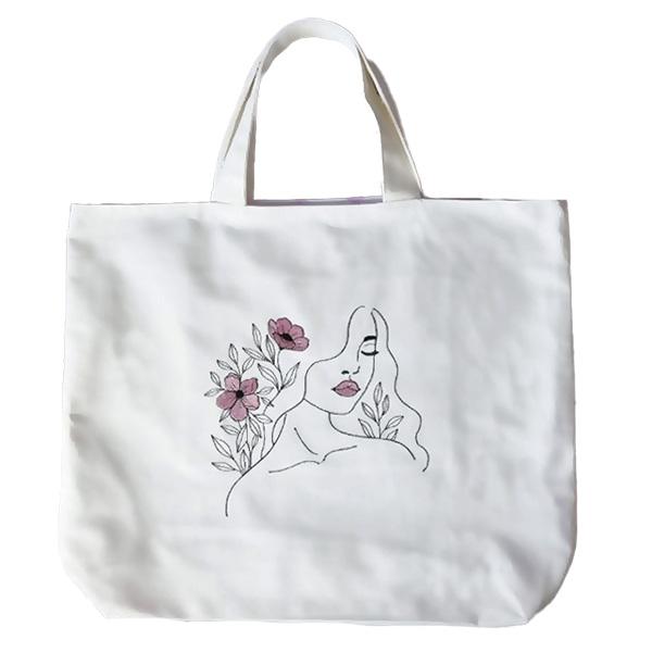 Nákupní taška shopper Dáma LB789 NeedleWoman   Bílá (39681007)
