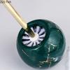 Imitation Marble Ceramic Base Toilet Brush and Holder Bathroom Toilet Gap Cleaning Supplies Soft Brush Bathroom Accessories
