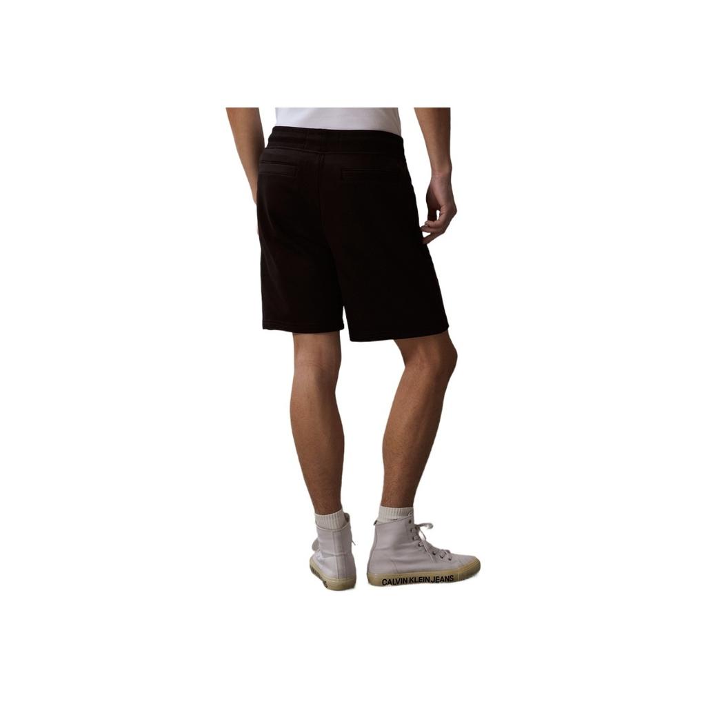 Calvin Klein Minimalist Color Block Printed Drawstring Waist Straight Leg Casual Shorts Men Shorts Black J322261-BEH