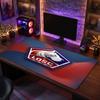 LOSC Lille FC Theme Pattern Mouse Pad, Soccer Logo Design XXL Gaming Desk Mat Non-Slip Computer Mouse Pad
