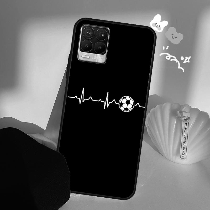 

Football Soccer Ball Case For Realme GT7 Pro GT6 C65 C67 C61 C53 C55 C51 C25 C63 C71 C75 11 12 13 14 15 Pro Plus Realme C71 4G